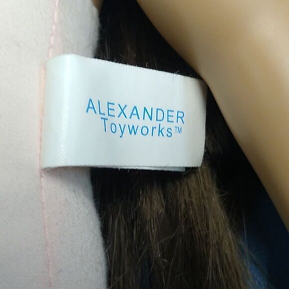 Vintage Doll with Pink Top & Denim Skirt Outfit Alexander Doll - Picture 3 of 8